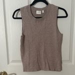 Cyrus  Women's Textured Sleeveless Top - Tan medium Photo 0