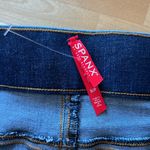 Spanx High-Rise Cropped Two Tone Denim Flare Jeans Style #20231R, Small Photo 9