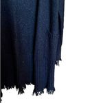 Velvet by Graham & Spencer Duster Cardigan Womens Medium Black Wool Blend Open Photo 4