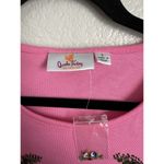 Quacker Factory NEW  Sweater Women's Size Large Beach Bikini Sequin Beaded Top Photo 6