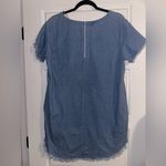 Nordstrom Leibl ‘38 Distressed Denim Dress Size L Photo 3