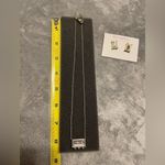 Lia Sophia Gold/Mirror Necklace & Matching Earrings NWT Photo 5