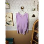 We The Free  Lavender Oversized Catalina Waffle Tunic Tee - Size - Small Photo 1