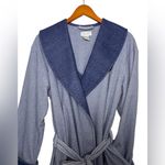 Anne Lewin Blue and Ligth Blue Knit Top Polyester Size M Photo 4