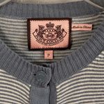 Juicy Couture Blue & White Striped Cardigan Photo 2
