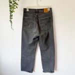 Levi's  Premium Washed Out Black Ribcage Straight Ankle Jean Sz 28 Photo 2