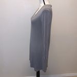 Lou & grey  grey v-neck stretchy long sleeve mini dress Photo 3
