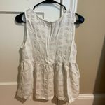 Entro Tan and white checkered tank top Photo 1
