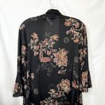 Stella Julie Plus Size 16W Top Boho Floral Shrug Necklace Bell Sleeve Black 1428 Photo 8