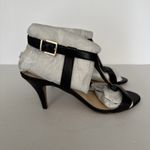 Vince Camuto Heels Manita Black Soft Nappa Silk Jeweled Ankle Strap Party 8 W Photo 5