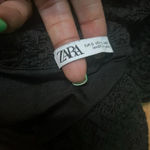 ZARA  Black Strapless Textured Bodycon Dress size Small Photo 5