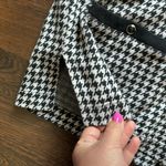 Liz Wear  Vintage Mock Neck Long Sleeve Top Houndstooth Small Photo 2