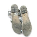 Steve Madden Studded Flat Sandals Women's Size 5 Clear Punk Stud Photo 2