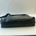 Michael Kors‎ Black Pebbled Leather Tassel Zip Shoulder Bag Purse Handbag Photo 3