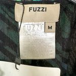 Fuzzi Abito Corto Geometric Animal Print Dress, EUC, Medium, MSRP $545 Green Photo 13