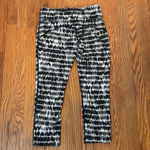 Nike Drifit Epic Viper Running Crop Leggings Black White size M Photo 2