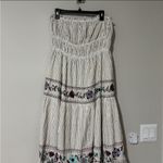 Free People  Kalani Midi Dress / Ivory Stripe Combo XL Photo 2