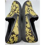 LOGO Womens Shoes 8 Camo Slip On Vicki Calf Hair Sneakers Green Photo 5