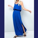 Sweet Lovely  Navy Blue Maxie Dress Size Medium Photo 1