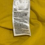 Chico's NWT Size 4 XXL Touch of Cool Pleated Roll Cuff Tee Citron Pima Cotton Photo 4