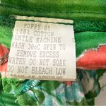 TRELISE COOPER Applique Yourself SKIRT Kelly Green Poppy Print Fairycore Fun Size 8 Photo 3