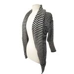 Free People  Y2K Women’s Amoudi Navy Striped Open Front Cardigan Photo 3