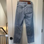 Hidden Jeans Tracey Straight Jean Light Wash Distress Frayed Hem‎ 26x27 Blue Size 26 Photo 4