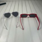 Bundle of 2 Fourth of July Sunglasses – Red Rectangle & Patriotic Heart Shape Photo 4