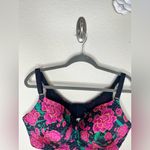 Torrid NTM: Dream Wireless Push Up Bra in Jenna Pop Floral Design Size 46C Photo 2