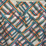 Adidas  Golf White Diagonally Striped Golf Skort Size 4 Photo 3