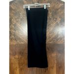 Michael Stars Lisa Marie Rib Knit Midi Skirt Size Small S Black COMFY STRETCHY Photo 4