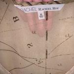 Sheer Map Print Tank Top Tan Size M Photo 1