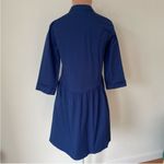 Tuckernuck Mini Royal Navy Blue Cotton Poplin 3/4 Shirt Dress R20620T EUC Size M Size M Photo 4