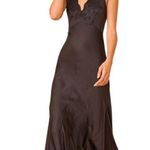 Hunter Bell  Lulu Embroidered Satin Bias Gown Size 0 NWOT Photo 0