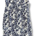 Lisli New York Blue White Floral Print Mini Dress Spaghetti Strap Size M‎ Size M Photo 0