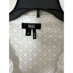 Paige Embroidered White Eyelet Blouse Size M Photo 2