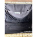 Vintage Wicker & Leather Basket Handbag – Mid Century Artisan Purse Brown Photo 7