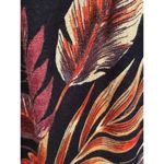 Patrons of Peace Black Tropical Floral Shirt Mini Dress Size Medium Photo 4