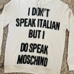 Moschino EUC Pixel Capsule Don’t Speak Italian Hoodie Photo 4