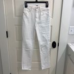Paige Sarah Slim in White Frost Destructed jeans Photo 3