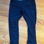 Lululemon navy blue crop leggings size 8 Photo 0