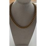 ZARA Gold And Silver Tone Chunky Chain Embossed Coin Necklace Women’s Sz 18.5” Photo 1