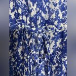 Echo OS XL Lightweight Cotton Blue and Teal Tunic Top Photo 2