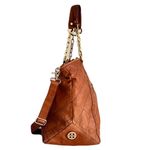 Tory Burch ‘Alice’ Cognac Quilted Leather Convertible Tote Bag Photo 1