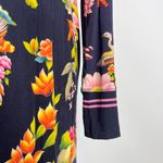 Johnny Was NWOT  Floral Long Sleeve V-Neck Midi Dress Size S Multicolor Photo 5