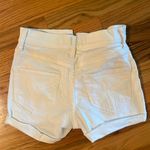 Hollister High-Waisted White Jean Shorts Photo 1