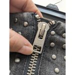 ALLSAINTS  Women's Pencil Skirt Remsen Denim Studded Gray Size 2 Photo 6