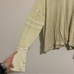 Free People  Movement Pale Yellow Pullover size Medium Photo 2