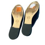 Michael Kors Michael  Edie Admiral blue velvet slides shoes black rhinestones 7.5 Photo 5
