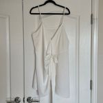 White Wrap Mini Dress Photo 2